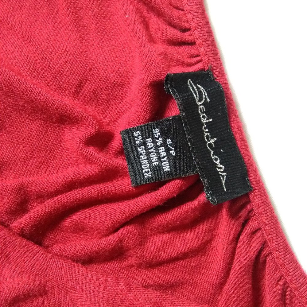Red Colorblock Tunic - Picture 4 of 4